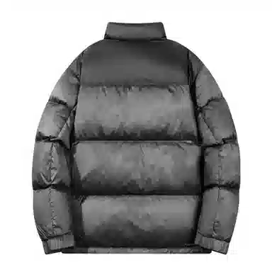 坦博尔 运动印花高充立领面包羽绒服 男女同款