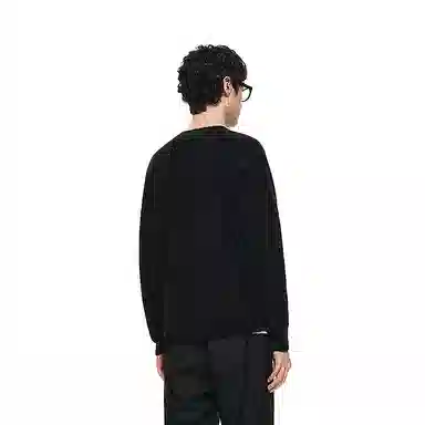 速写 纯色简约日常宽松柔软毛衣 男款