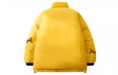 LA'T.WEEKEND Reversible Cartoon Cat Logo Cotton Jacket