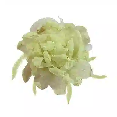 蒙妮 氛围感网纱花朵羽毛 亚克力 发夹 女款