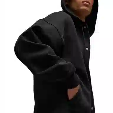 Y-3 Logo Print Hoodie Black