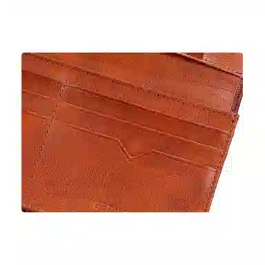 歌若拉 撞色拼接长款 牛皮 真皮钱夹钱包 男款 多色