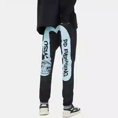 EVISU Daruma M Print Slim Jeans