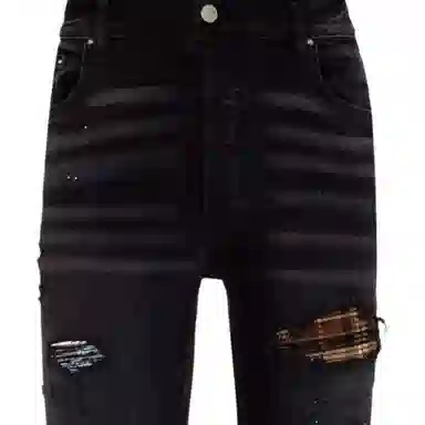 AMIRI SS22 Distressed Jeans Black