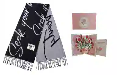 Peak Double-Sided Jacquard Scarf