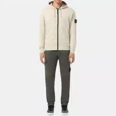 Stone Island FW24 Beige Hoodie Jacket