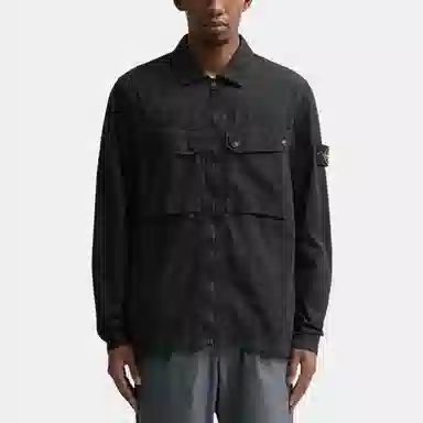 Stone Island FW23 Black Jacket Shirt