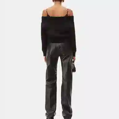 Alexander Wang FW22 Black Knit Top