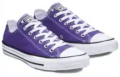 Converse Chuck Taylor All Star Low Top White Purple