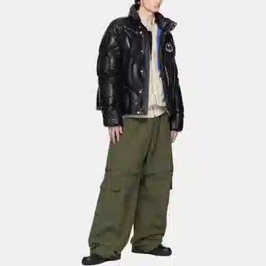 Moncler High Neck Jacket Black