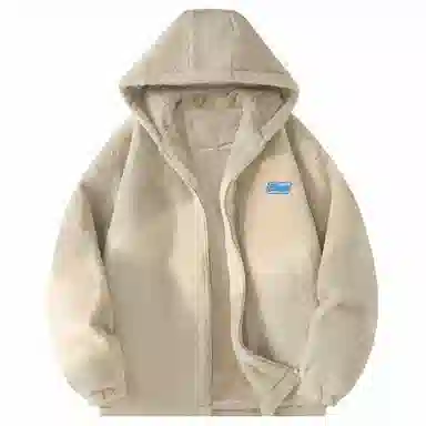 Qnxeey Basic Lamb Wool Jacket