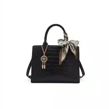 老人头 鳄鱼纹 合成革 手提包 常规 女款 多色