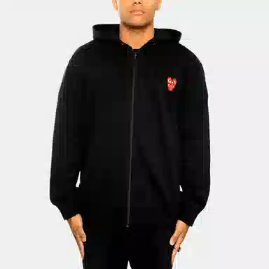 CDG Play Hoodie Black