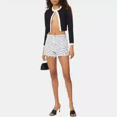 Alexander Wang SS22 Logo Cardigan