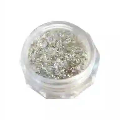 恩妮诗 网红美甲极光冰泊片欧泊碎钻粉梦幻  中梯中长款方型长方长款金色纯色