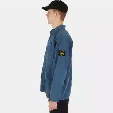 Stone Island SS23 Long Sleeve Shirt Lake Blue