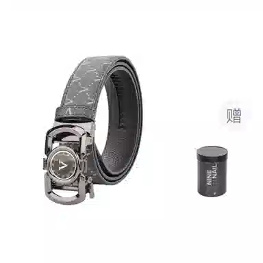 Nine Nail V Victory Leather Belt