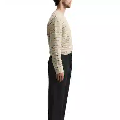 ZARA Loose Irregular Stripe Knit Sweater