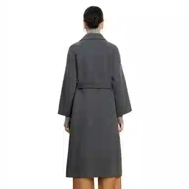 富铤 纯色翻领气质大衣 女款