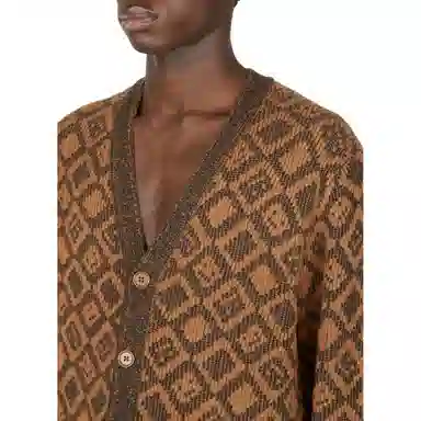 Acne Studios Face Wool Sweater Brown