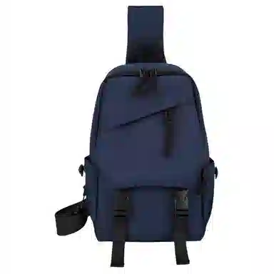 泰克森 时尚潮流百搭高级纯色 尼龙 胸包 常规 男女同款情侣款 多色