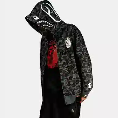A BATHING APE 13th Anniversary Shark Hoodie