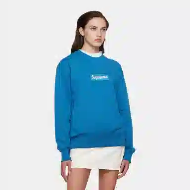 Supreme Box Logo Crewneck Bright Royal