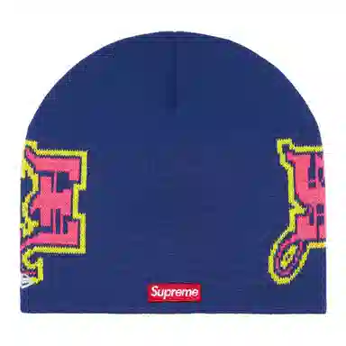 SupremexNew Era FW25 Week 9 Outline Beanie