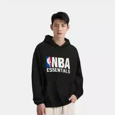 Fear of God Essentials x NBA Hoodie Black