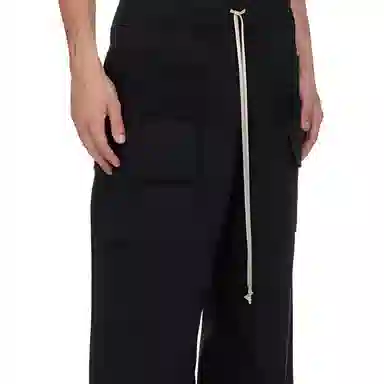 Rick Owens DRKSHDW FW24 Loose Sweatpants Black