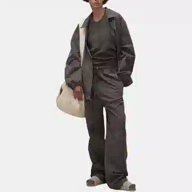 Fear of God Essentials Coaches Jacket Off Black