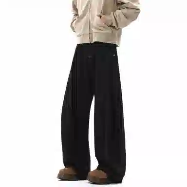 TH FABRICATE Baggy Jeans Black