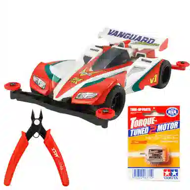 田宫 迷你四驱车 四驱兄弟 星马烈 音速战神/先驱音速/飓风音速/强棒音速 成品模型