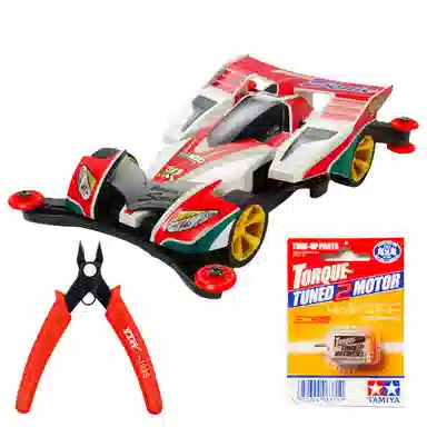 田宫 迷你四驱车 四驱兄弟 星马烈 音速战神/先驱音速/飓风音速/强棒音速 成品模型