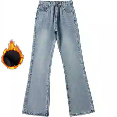 宝米卡 美式高街简约牛仔裤 男女同款