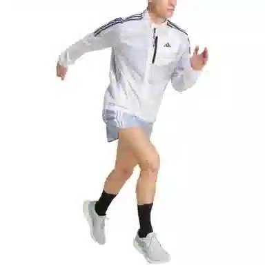 adidas 3-Stripes Own the Run Jacket White