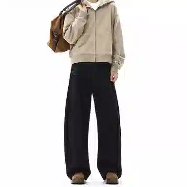 TH FABRICATE Baggy Jeans Black