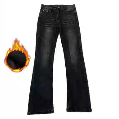 宝米卡 美式高街简约牛仔裤 男女同款