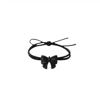 希铃 森系蝴蝶结 亚克力 发圈 女款