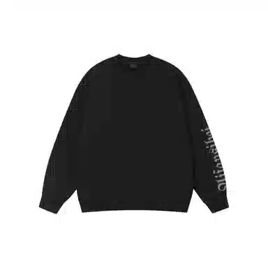 Avansbay Retro Letter Print Long Sleeve Tee