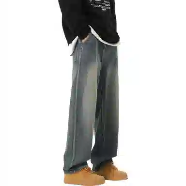 Jungle Panda Vintage Washed Jeans