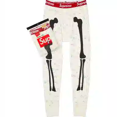 Supreme x Hanes Bones Thermal Pant