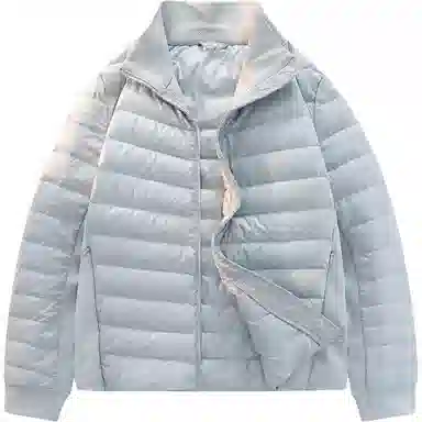 鸭鸭 轻薄系列 休闲立领保暖亲肤羽绒服 女款