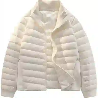 鸭鸭 轻薄系列 休闲立领保暖亲肤羽绒服 女款