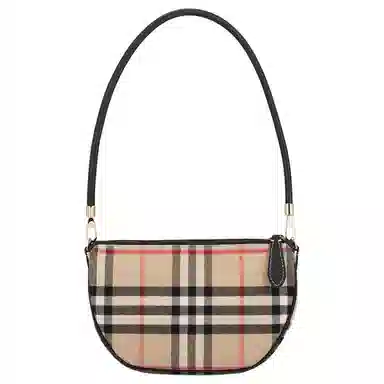 Burberry Olympia Crescent Bag Beige