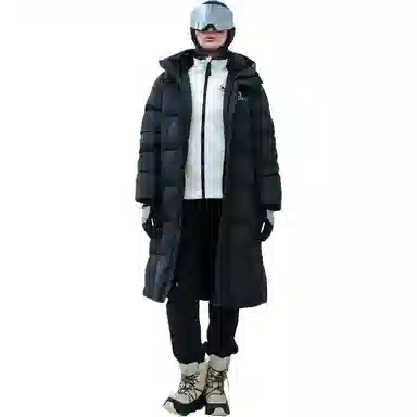 CAMEL Warm Fleece Down Coat