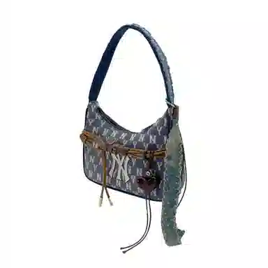 MLB Kids Dia Monogram Yankees Tote Bag Blue