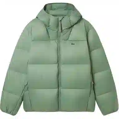 Lacoste Hooded Down Jacket Black