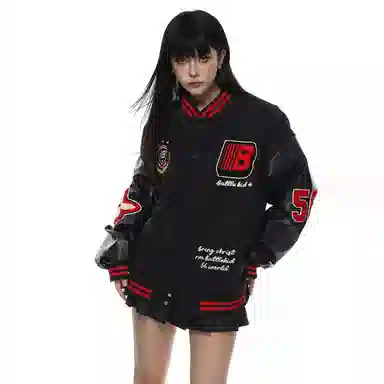 Pirkadat Baseball Jacket Black