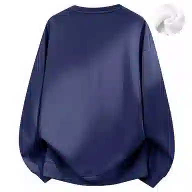 大卫贝肯 美式潮牌重磅纯色曼巴棉文章字母印花设计宽松舒适日常通勤百搭长袖圆领卫衣 男女同款